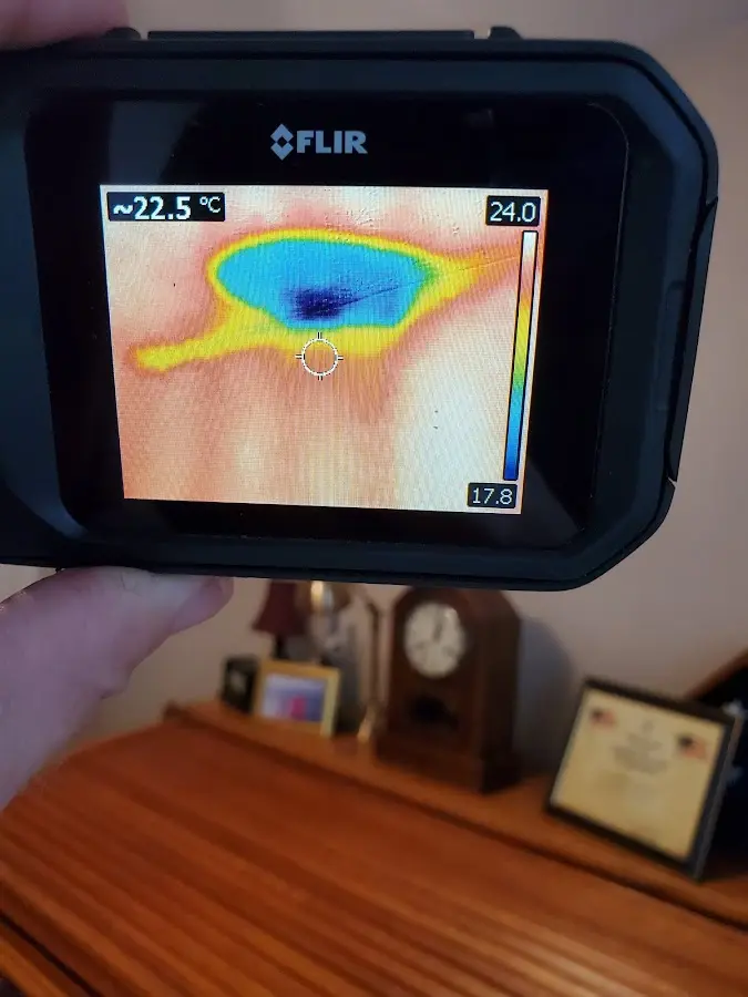 Thermal imaging inspection for water damage in Collinsville